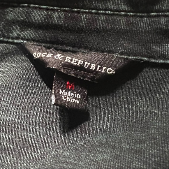 Rock & Republic soft jersey cutout shirt - Picture 4 of 4